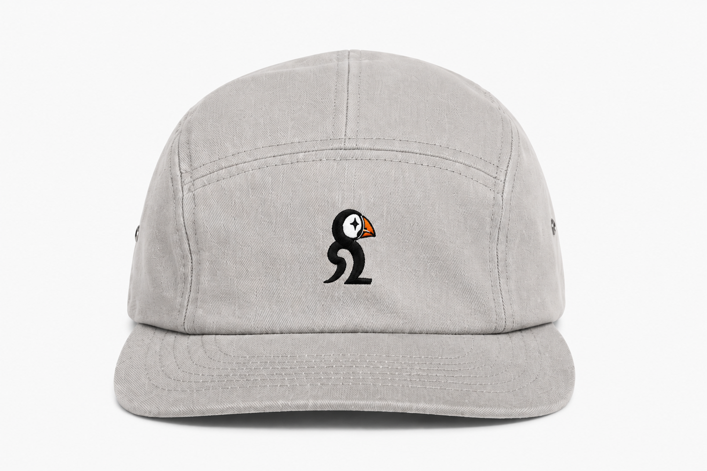 Puffin 5 Panel Cap — Stone