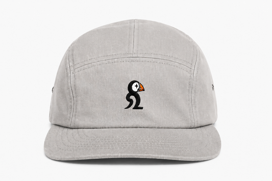 Puffin 5 Panel Cap — Stone