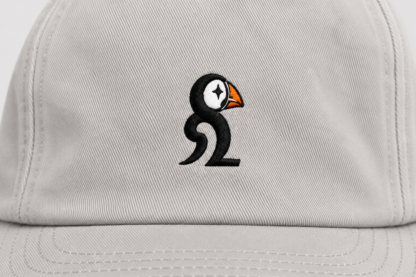 Puffin 5 Panel Cap — Stone